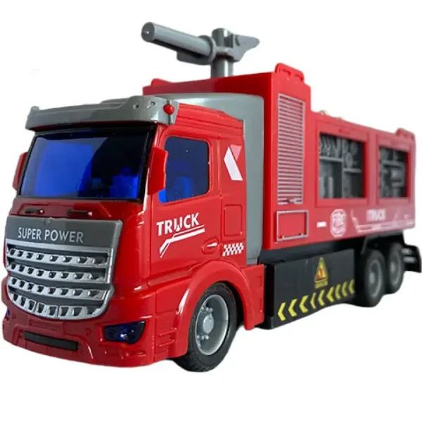 Camion de pompieri cu telecomandă RC cu efecte de lumină la scară 1/48 19cm imaginea 4