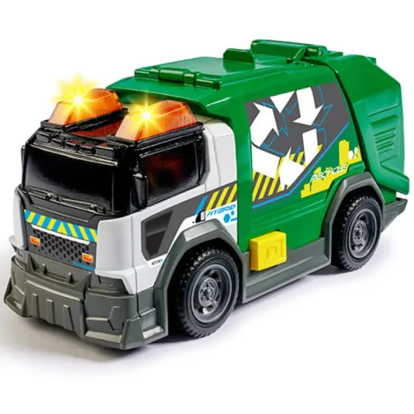 Camion gunoi de oraș cu sunete și lumini 15cm - Dickie Toys imaginea 2