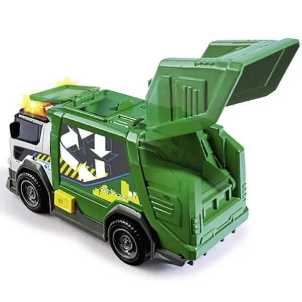 Camion gunoi de oraș cu sunete și lumini 15cm - Dickie Toys imaginea 3