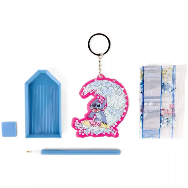 Canenco: Stitch pictură cu diamante breloc imaginea 2