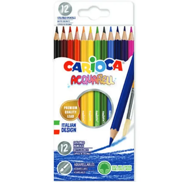 Carioca: Acquarell set creioane colorate 12 bucăţi imaginea 1