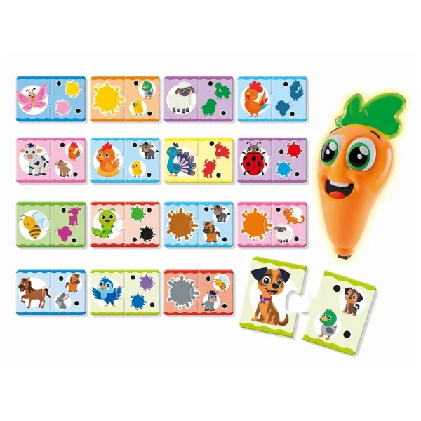 Carotina baby: Joc educativ Ferma cu stilou interactiv - Lisciani imaginea 2
