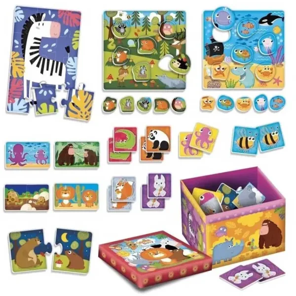 Carotina Baby: Super Box 10 jocuri educaționale - Lisciani imaginea 2