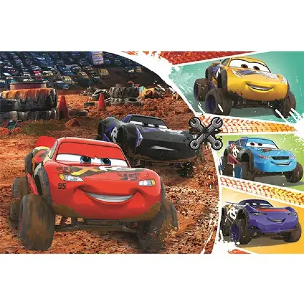 Cars 3: Fulger McQueen și prietenii puzzle 60 bucăți - Trefl imaginea 2