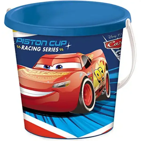Cars Fulger McQueen găleată mai multe variante 17cm - Mondo toys imaginea 2