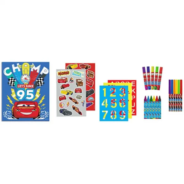 Cars set pentru colorat imaginea 2