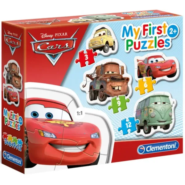 Mașini Supercolor 4 în 1 puzzle de formă - Clementoni imaginea 1