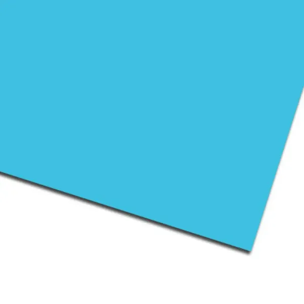 Carton decorativ de culoare albastru deschis 50x70cm imaginea 1
