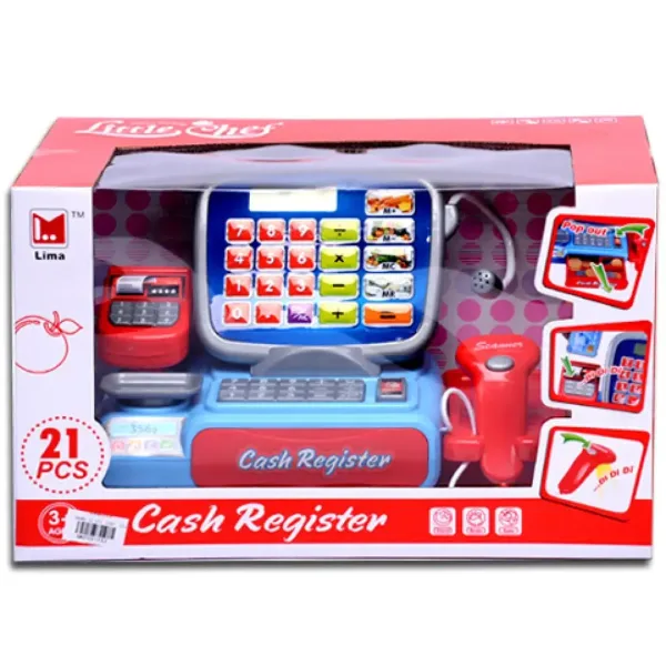 Casă de marcat electronic cu 21 accesorii imaginea 1