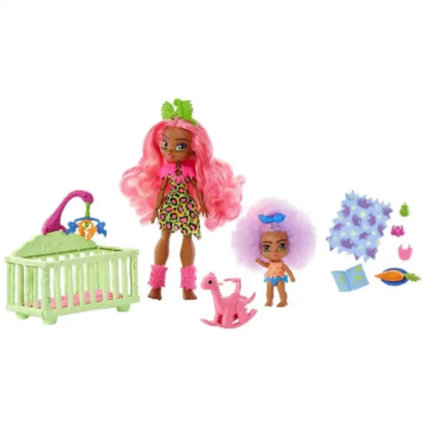 Cave Club: Babysitter set de joacă cu accesorii - Mattel imaginea 5