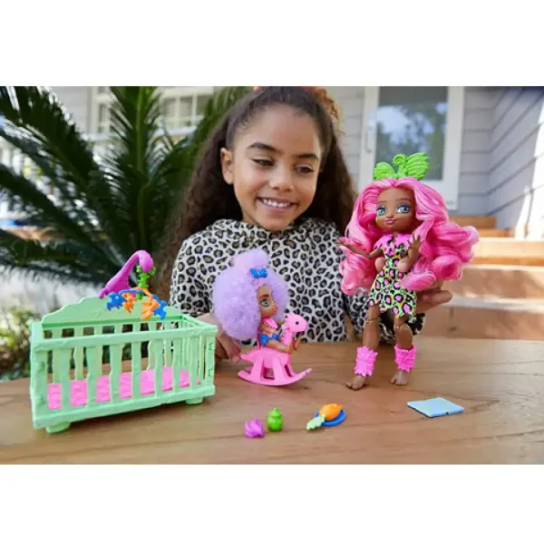 Cave Club: Babysitter set de joacă cu accesorii - Mattel imaginea 6