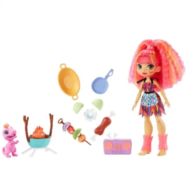 Cave Club: Emberly set de joacă cu accesorii - Mattel imaginea 3