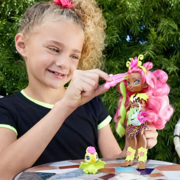 Cave Club: Fernessa set de joacă cu Ptilly - Mattel imaginea 3
