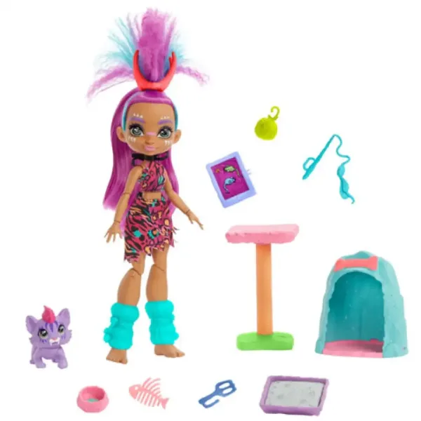 Cave Club: Roaralai set de joacă cu accesorii - Mattel imaginea 2