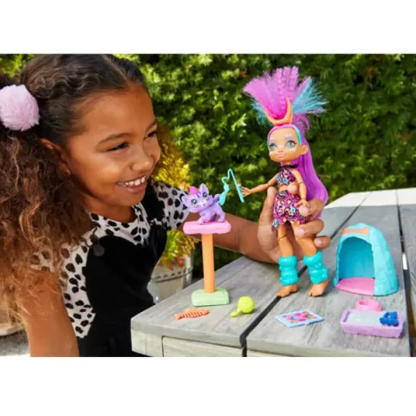 Cave Club: Roaralai set de joacă cu accesorii - Mattel imaginea 4
