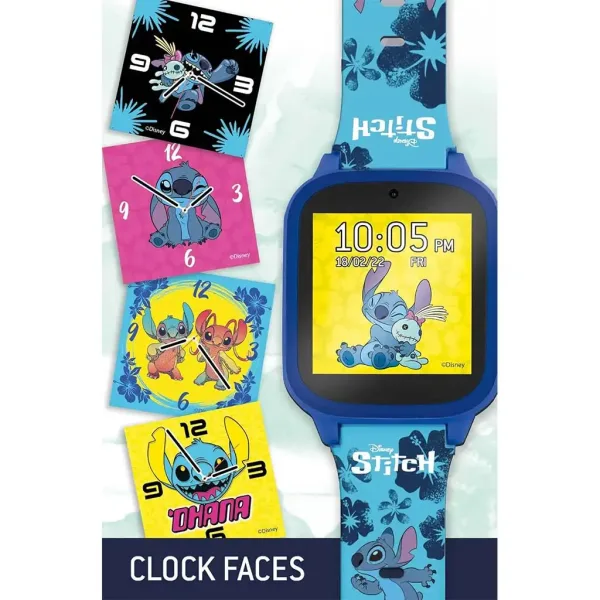 Ceas inteligent cu model Disney Stitch - Lisciani imaginea 4