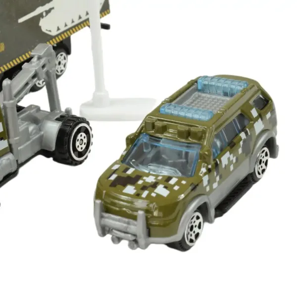 Chariot Die-Cast: Set vehicul militar metalic cu accesorii în două versiuni imaginea 4