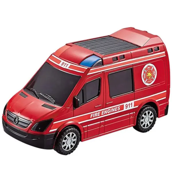 City Rescue microbuz de pompieri cu efecte de sunete și lumini imaginea 2