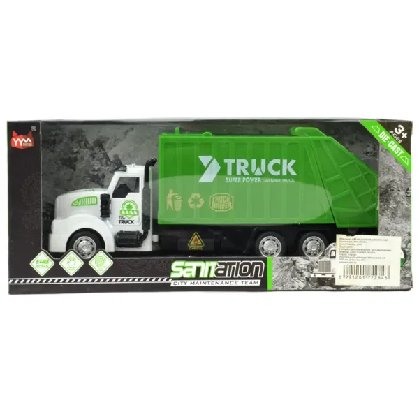 City Truck: camion colectare selectivă a deșeurilor 22cm imaginea 6