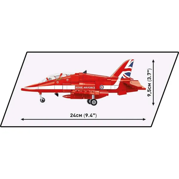 COBI: Joc de construcție – avion BAe Hawk T1 „Red Arrows” (5844) imaginea 8