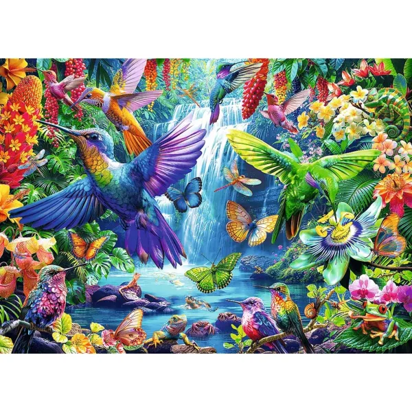 Colibri în junglă puzzle de 1000 de piese - Trefl imaginea 2