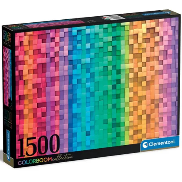 Colorboom Collection: Pixel puzzle 1500 bucăți - Clementoni imaginea 1
