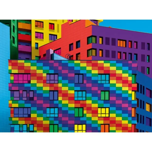Colorboom Collection: Squares puzzle 500 bucăți - Clementoni imaginea 2