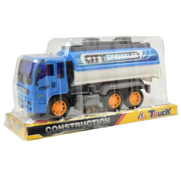 Construction Truck: Camion cisternă dimensiune 19 cm imaginea 5