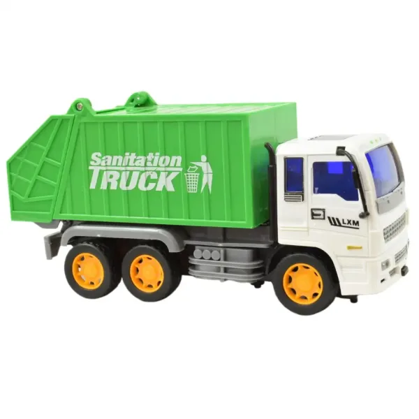Construction Truck: Camion de gunoi dimensiune 19cm imaginea 2