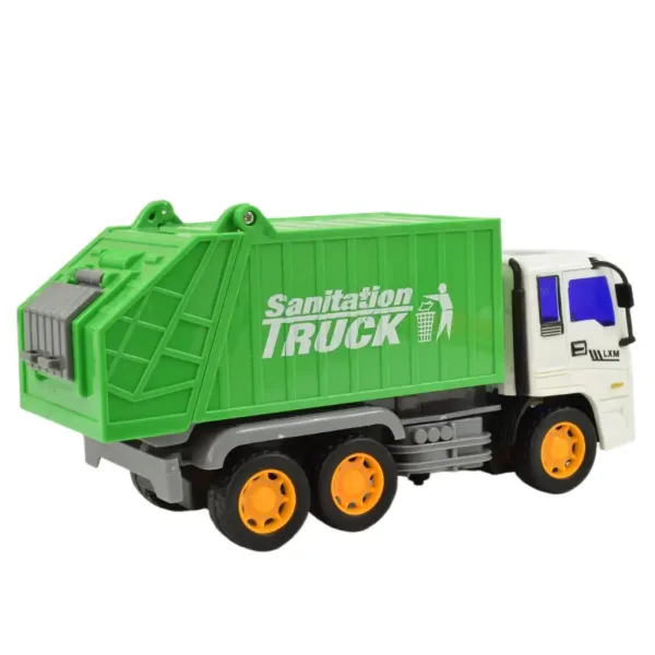 Construction Truck: Camion de gunoi dimensiune 19cm imaginea 3