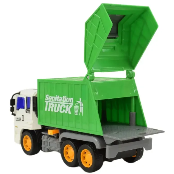 Construction Truck: Camion de gunoi dimensiune 19cm imaginea 5