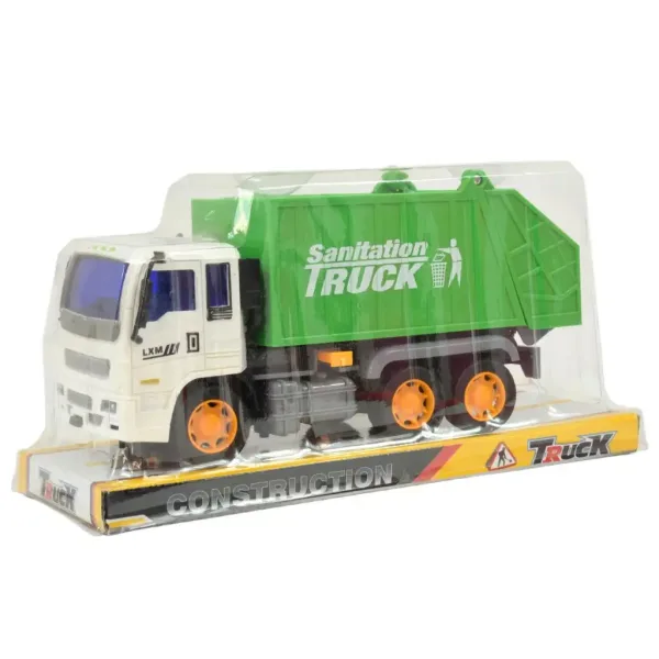 Construction Truck: Camion de gunoi dimensiune 19cm imaginea 6