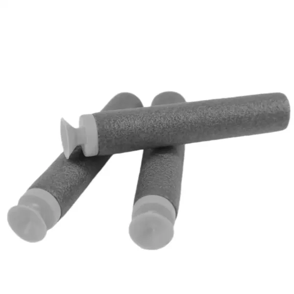 Cool Soft Bullet Gun: Pistol mic cu cartușe de culoare albastru-roșu 14cm imaginea 5