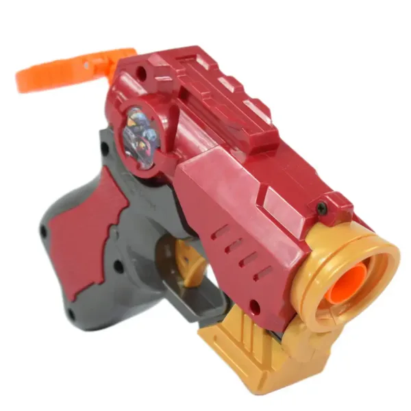 Cool Soft Bullet Gun: Pistol mic cu cartușe de culoare roșie 14cm imaginea 3