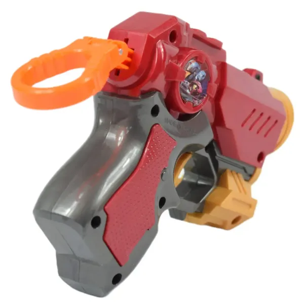 Cool Soft Bullet Gun: Pistol mic cu cartușe de culoare roșie 14cm imaginea 4