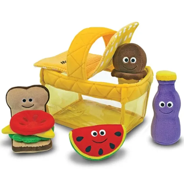 Coș de picnic pluș set de 9 bucăți - Melissa & Doug imaginea 2