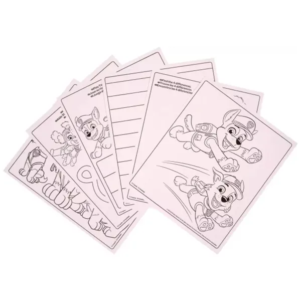 Crayola: Color Wonder Set de pictură magică cu pensulă luminoasă - Patrula Cățelusilor imaginea 4