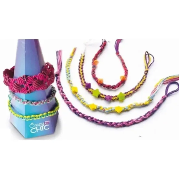 Crazy Chic: Set de creare a brățărilor prieteniei - Clementoni imaginea 2