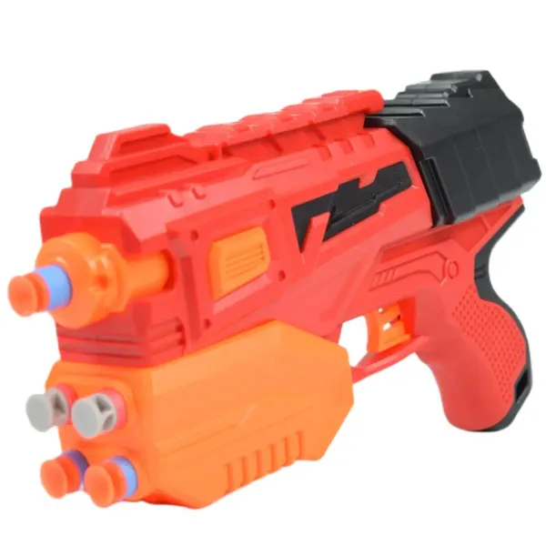 Crazy Launcher: Set armă manuală cu burete cu țintă și proiectil 24cm imaginea 2