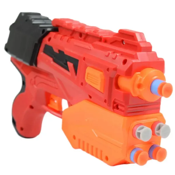 Crazy Launcher: Set armă manuală cu burete cu țintă și proiectil 24cm imaginea 3