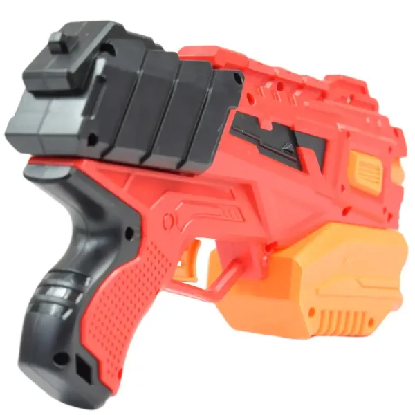 Crazy Launcher: Set armă manuală cu burete cu țintă și proiectil 24cm imaginea 4