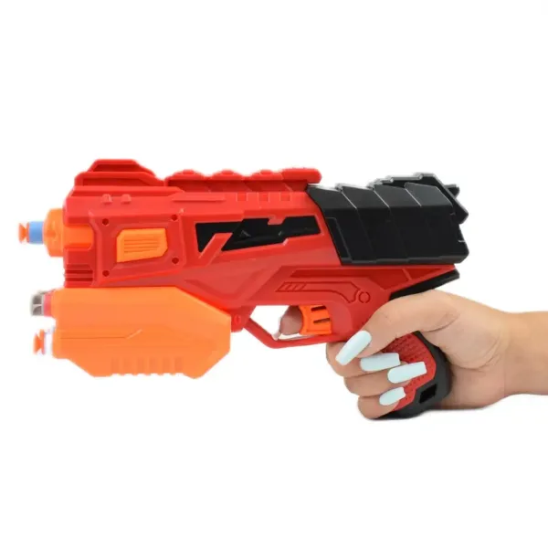 Crazy Launcher: Set armă manuală cu burete cu țintă și proiectil 24cm imaginea 6
