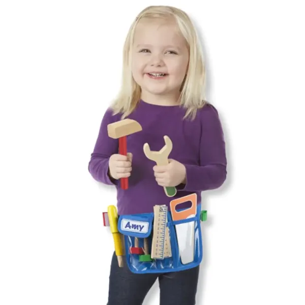 Centură cu unelte din lemn - Melissa & Doug imaginea 3