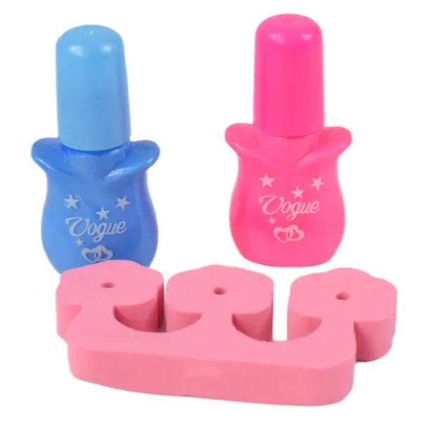 Cute Girl: Set de machiaj si manichiura cu paleta, lac de unghii si accesorii imaginea 4
