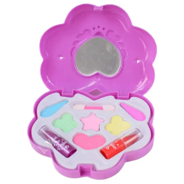 Cute Girl: Set de machiaj si manichiura cu paleta, lac de unghii si accesorii imaginea 5