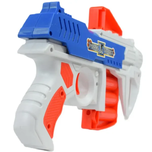 Dart League: Placă electronică rotativă pentru țintă cu pistol manual cu burete și gloanțe imaginea 5