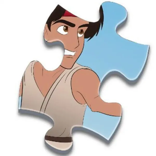 David și Goliat 48 bucăți floor puzzle 60x90cm imaginea 2