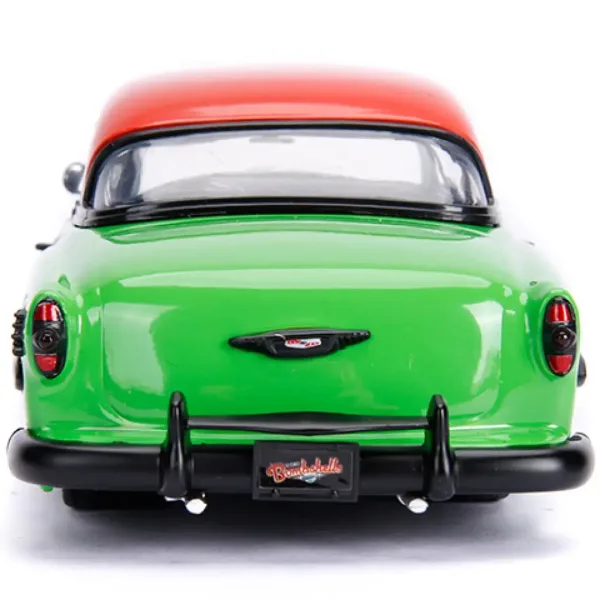 DC Comics: Poison Ivy figurină și 1953 Chevy Bel Air model mașină metal 1/24 - Simba Toys imaginea 5