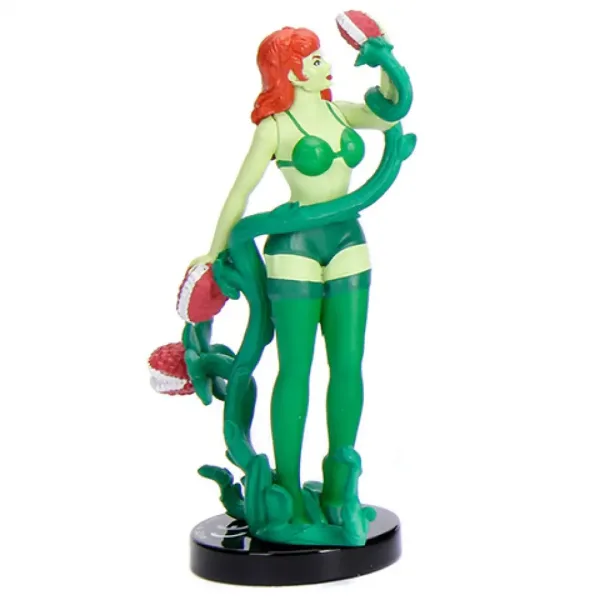 DC Comics: Poison Ivy figurină și 1953 Chevy Bel Air model mașină metal 1/24 - Simba Toys imaginea 6