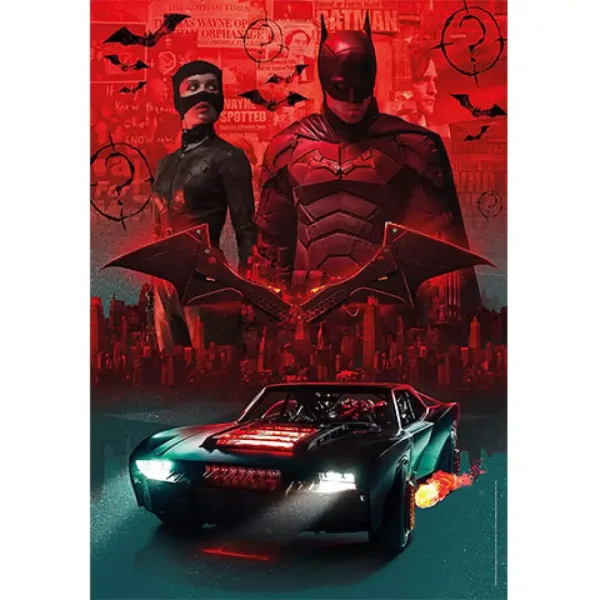 DC Comics: The Batman HQC puzzle 1000 bucăți - Clementoni imaginea 2